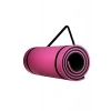 180 cm Uzunlukta 10 mm Pembe ve Siyah Pilates Kamp Matı