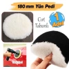 Ø 180 mm Yün Ped, Pasta Cila Polisaj Süngeri