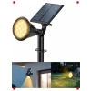18W Güneş Enerjili LED Bahçe Spotu, Su Geçirmez