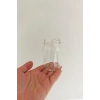 190 ml Şeffaf Cam Kavanoz, 6 Adet Metal Kapaklı