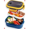 2 Katlı Sızdırmaz Beslenme Kutusu - Çl/Kaşık Dahil ()