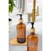2li Bambu Standlı Cam Sıvı Sabunluk Seti, 475 ml