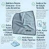 2li Extra Kalın Krofiber Cam Bezi, 300 GSM, 40x40 cm, İz Bırakmaz
