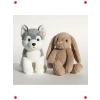 2li Pelüş Oyuncak Seti: Tavşan & Köpek