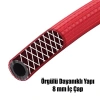 20 Metre Çelik Hava Hortumu, 8 mm Thermo, Kırmızı