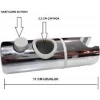 22 mm ayarlanabilir duş başlığı tutucu, 2 adet duş mafsalı ile pratik kullanım