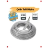 23m Çelik Telli 3.5mm Tırpan Misinası Yuvarlak Kesit