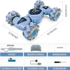 2.4GHz Uzaktan Kumandalı Şarjlı Akrobat Araba, Mavi