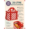 25L Taşınabilir Soğutucu Buzluk - Kamp & Piknik İçin