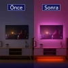 3 Metre Uzunluğunda RGB Şerit LED Işık Seti, Kumandalı