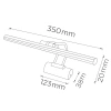 35 cm LED Duvar Aplik, Metal Gövde ile İç Mekan Aydınlatması