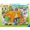 35 Parça Çöp Arabası Puzzel Eğlenceli Yapboz Seti