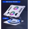 360 Derece Dönebilir Metal Laptop Standı – 11-17 inç