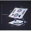 360 Derece Dönebilir Metal Laptop Standı – 11-17 inç