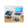 360 Derece Dönen Katlanabilir Laptop Standı, Alüminyum Tasarım