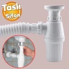 38 cm Süzgeçli Körüklü Sökülebilir Lavabo Taşı Gider Borusu