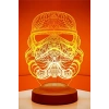 3D Askeri Stormtrooper Led Lamba, 3 Boyutlu Tasarım