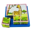 3D Hayvanlar Puzzle: 9 Küp ve 6 Yapboz Eğlencesi