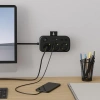 3’lü Priz + 4 USB (2 Type-C + 2 USB-A) Çoklayıcı | Duvara Monte Edilebilir, Aç/Kapa Anahtarı, Akım & Kısa Devre Koruma, Yüksek Güç Destekli Çoklu Priz
