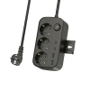 3’lü Priz + 4 USB (2 Type-C + 2 USB-A) Çoklayıcı | Duvara Monte Edilebilir, Aç/Kapa Anahtarı, Akım & Kısa Devre Koruma, Yüksek Güç Destekli Çoklu Priz