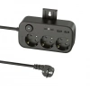3’lü Priz + 4 USB (2 Type-C + 2 USB-A) Çoklayıcı | Duvara Monte Edilebilir, Aç/Kapa Anahtarı, Akım & Kısa Devre Koruma, Yüksek Güç Destekli Çoklu Priz
