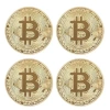 4 Adet Bitcoin Hediye Sikke, Hatıra Parası