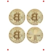 4 Adet Bitcoin Temalı Hatıra Madeni Parası Seti