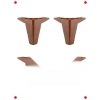 4 Adet Lüks Mobilya Ayağı - 12 cm Ahşap Desen