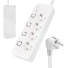 4lü Anahtarlı Akım Korumalı Priz - 4000 Watt Kapasite