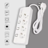 4lü Anahtarlı Akım Korumalı Priz - 4000 Watt Kapasite