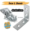 40x40x15 mm Metal Köşebent, Duvar Sabitleme Aparatı