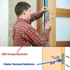 45 mm İç Silindirsiz Gömmeli Banyo Kilidi, Dayanıklı Metal