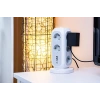 49547 - EUPT-01 EU POWER TOWER - 11xAC / 2xUSB / 2xType-C