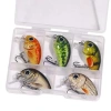 5 Adet Sesli Bilyalı Crankbait Balık Olta Yem Seti