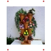 5 Katlı Modüler Kule Saksı Seti, Koyu Kahverengi