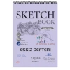 50 Yapraklı B5 Spiralli Eskiz Defteri, 120 gr Kalite