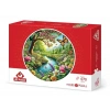 570 Parça Monarkın Bahçesi Temalı Yuvarlak Puzzle