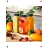 6 Adet 250 ml Detoks & Smoothie Şişesi