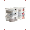 6lı İstiflenebilir Şeffaf Saklama Kutusu Seti - 30 Litre