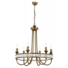 60 cm Metal Kristal Avize, Eskitme Kaplama Tasarım