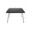 60X80 Granit Desenli Katlanır Masa ve Sandalye Seti