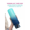 650 ml Kapasiteli Motivasyonel Su Matarası, Çift Renkli