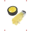 6V 250 RPM Motor ve Tekerlek Seti