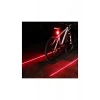 7 Fonksiyonlu Lazer Şeritli 5 LED Bisiklet Lambası
