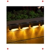 8 Adet Solar Basamak Işığı | Su Geçirmez, Gün Işığı LED