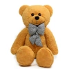 80 cm Dev Pelüş Papyonlu Ayı,Peluş Ayı,Yumuşak ve Sevimli  Boy Oyuncak Ayıcık,Sarılmalık Papyonlu,Sevgiliye Hediye(Kahverengi)