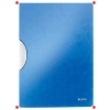 A4 Sıkıştırmalı Dosya - Metalik Mavi