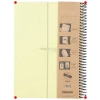 A4 Spiralli Defter - 6 Konu (Kareli/Çizgili) - Sarı