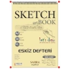 A4 Spiralli Eskiz Defteri - 50 Yaprak 90 gr