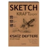 A4 Spiralli Eskiz Defteri, 90 gr. 50 Yaprak ile